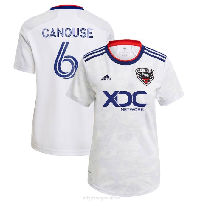 MLS Jerseys femmes d.c. maillot de joueur réplique United Russell Canouse adidas blanc 2022 The Marble XXTX1311 Jersey