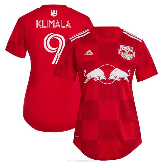 MLS Jerseys femmes Maillot de joueur réplique New York Red Bulls Patryk Klimala adidas rouge 2022 1ritmo XXTX1399 Jersey