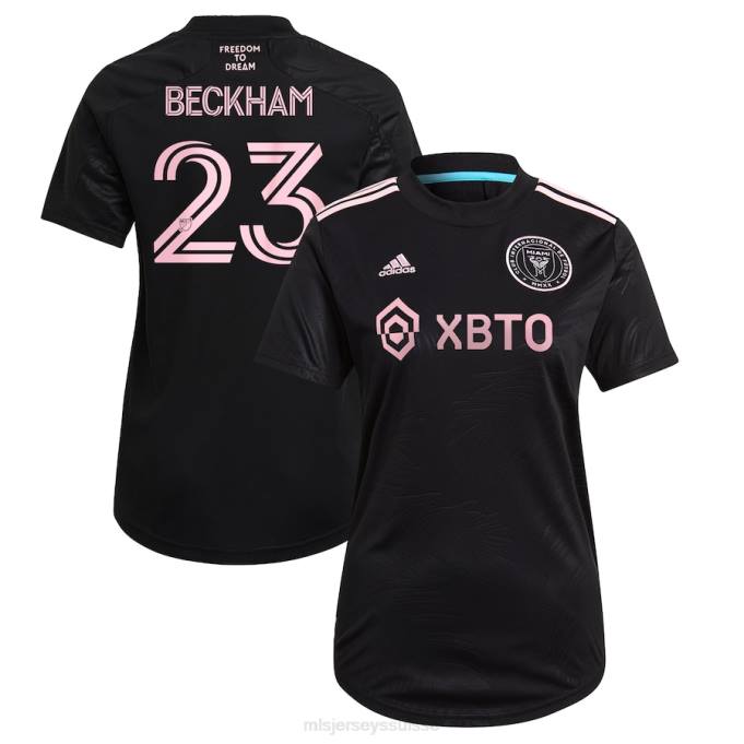 MLS Jerseys femmes inter miami cf david beckham adidas noir 2021 maillot de joueur réplique de la palma XXTX662 Jersey