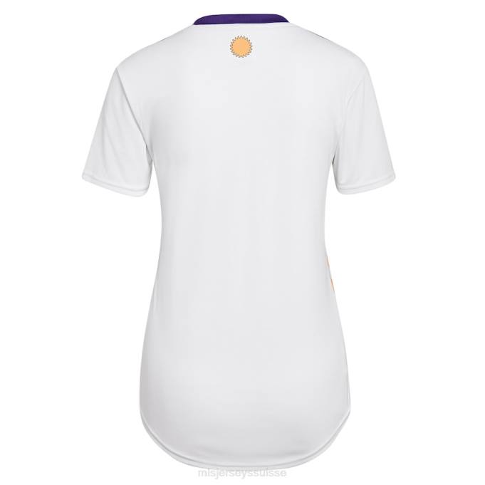 MLS Jerseys femmes maillot blanc réplique orlando city sc adidas blanc 2022 the sunshine kit XXTX1314 Jersey