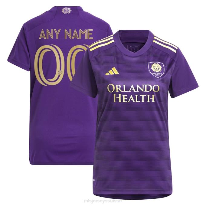 MLS Jerseys femmes orlando city sc adidas violet 2023 the wall kit réplique maillot personnalisé XXTX513 Jersey