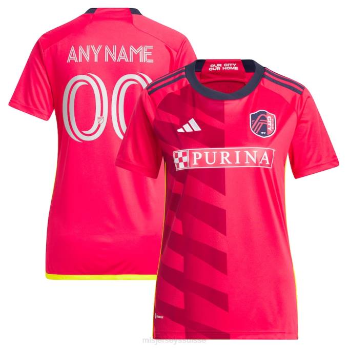 MLS Jerseys femmes St. louis city sc adidas rouge 2023 city kit réplique maillot personnalisé XXTX139 Jersey