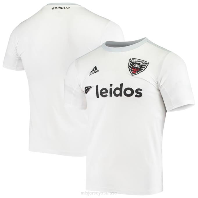MLS Jerseys Hommes d.c. maillot alternatif United adidas blanc 2020/21 réplique XXTX654 Jersey