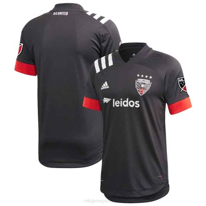 MLS Jerseys Hommes d.c. maillot authentique primaire United adidas noir 2020 XXTX90 Jersey