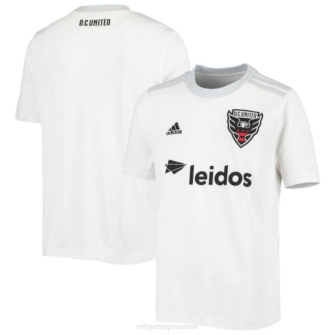 MLS Jerseys Hommes d.c. maillot authentique équipe extérieur United adidas blanc 2019 XXTX994 Jersey