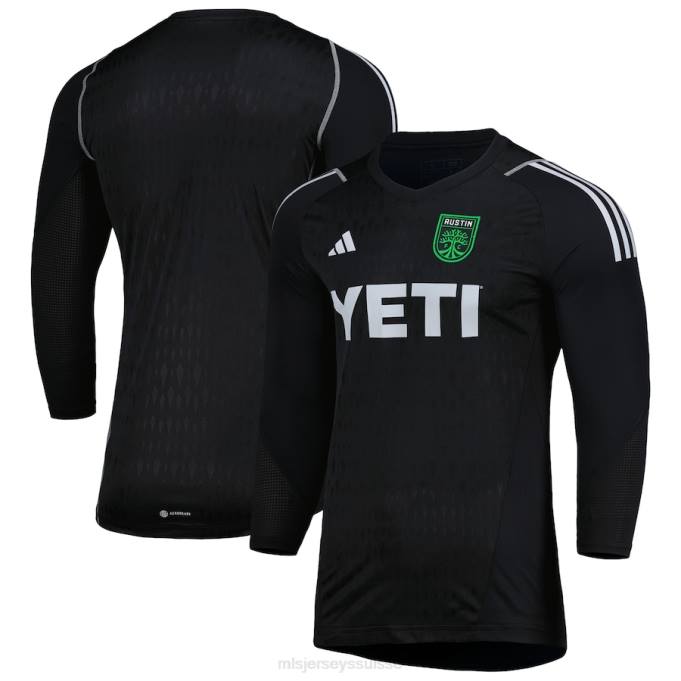 MLS Jerseys Hommes austin fc adidas noir 2023 maillot de gardien de but réplique à manches longues XXTX235 Jersey