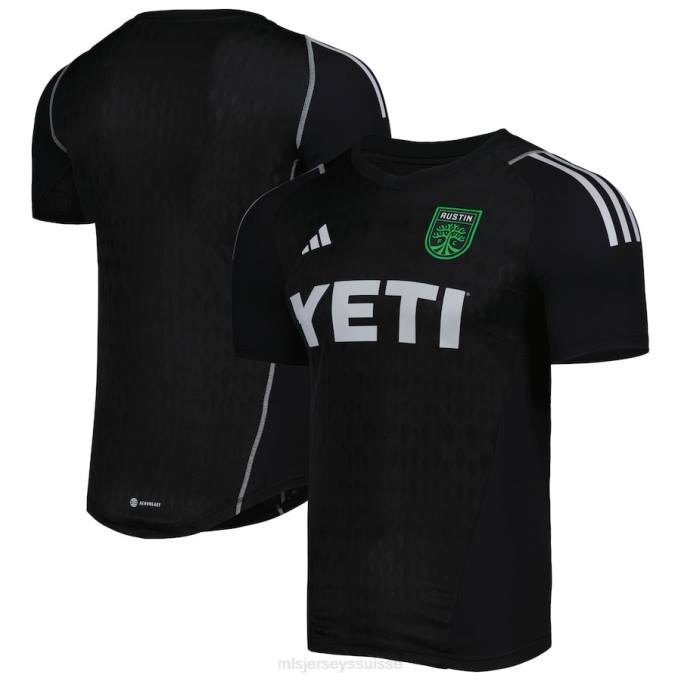 MLS Jerseys Hommes maillot de gardien de but réplique austin fc adidas noir 2023 XXTX72 Jersey