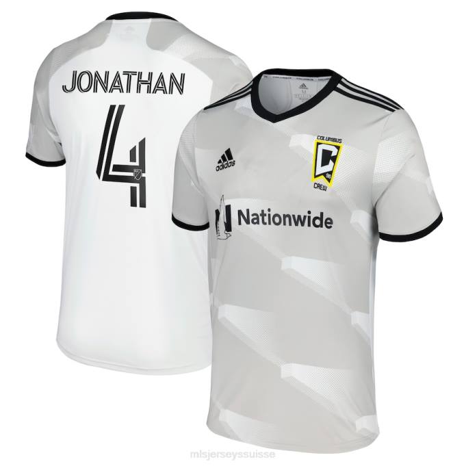 MLS Jerseys Hommes maillot de joueur réplique columbus crew jonathan mensah adidas blanc 2022 gold standard XXTX1040 Jersey