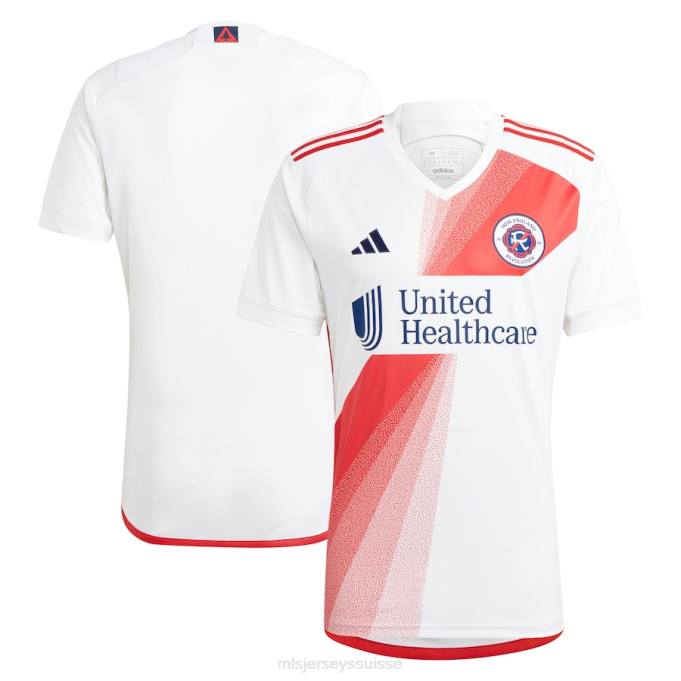 MLS Jerseys Hommes maillot de la nouvelle-angleterre revolution adidas blanc 2023 defiance XXTX193 Jersey