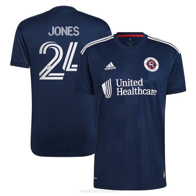 MLS Jerseys Hommes nouvelle-angleterre révolution dejuan jones adidas marine 2023 the liberty kit réplique maillot de joueur XXTX802 Jersey
