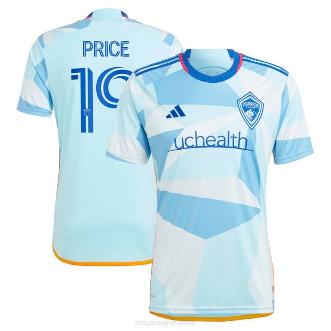 MLS Jerseys Hommes maillot réplique colorado rapids jack prix adidas bleu clair 2023 new day kit XXTX720 Jersey