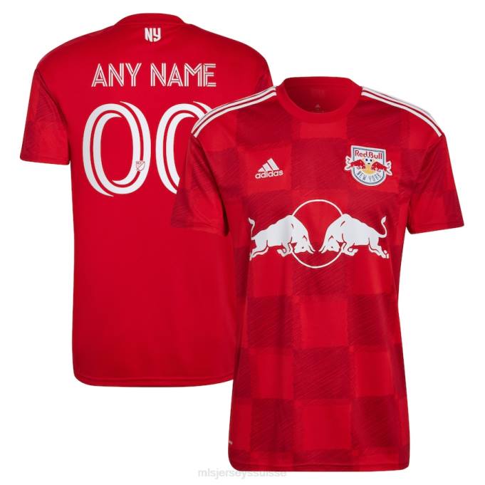 MLS Jerseys Hommes maillot personnalisé réplique 1ritmo des Red Bulls de New York adidas rouge 2022 XXTX873 Jersey