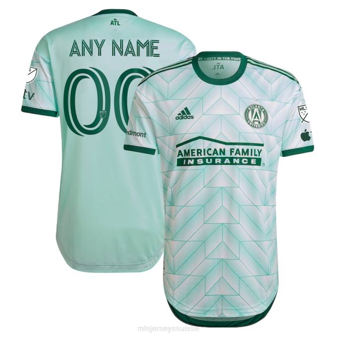 MLS Jerseys Hommes atlanta united fc adidas menthe 2023 le kit forestier authentique maillot personnalisé XXTX183 Jersey
