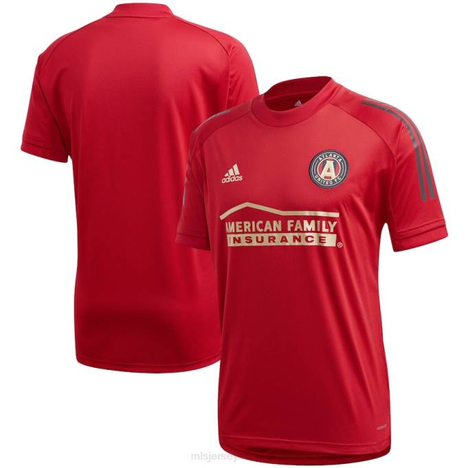 MLS Jerseys Hommes maillot d'entraînement sur le terrain atlanta united fc adidas rouge 2020 XXTX284 Jersey
