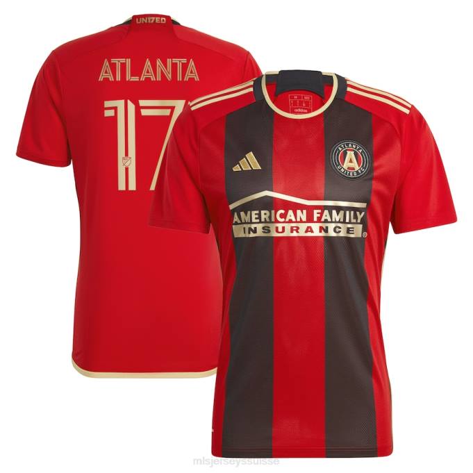 MLS Jerseys Hommes maillot réplique atlanta united fc adidas noir 2023 the 17s XXTX760 Jersey