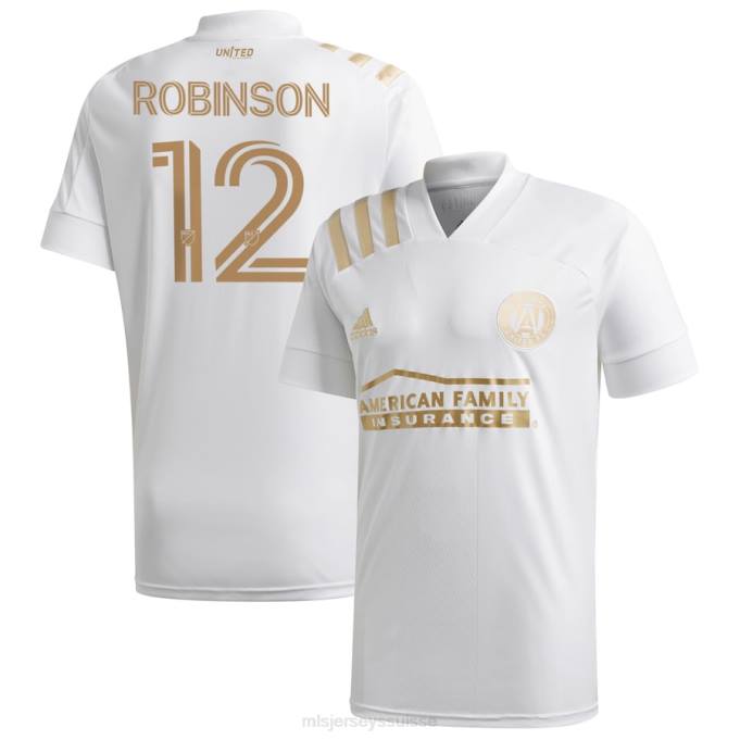 MLS Jerseys Hommes atlanta united fc miles robinson adidas blanc 2020 maillot réplique du roi XXTX1407 Jersey