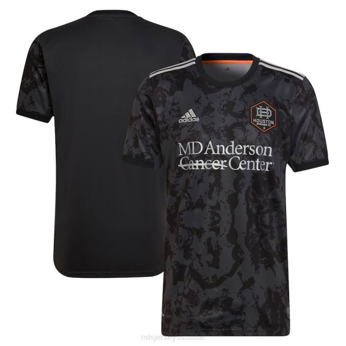 MLS Jerseys Hommes houston dynamo fc adidas noir 2022 le maillot bayou city réplique maillot vierge XXTX320 Jersey