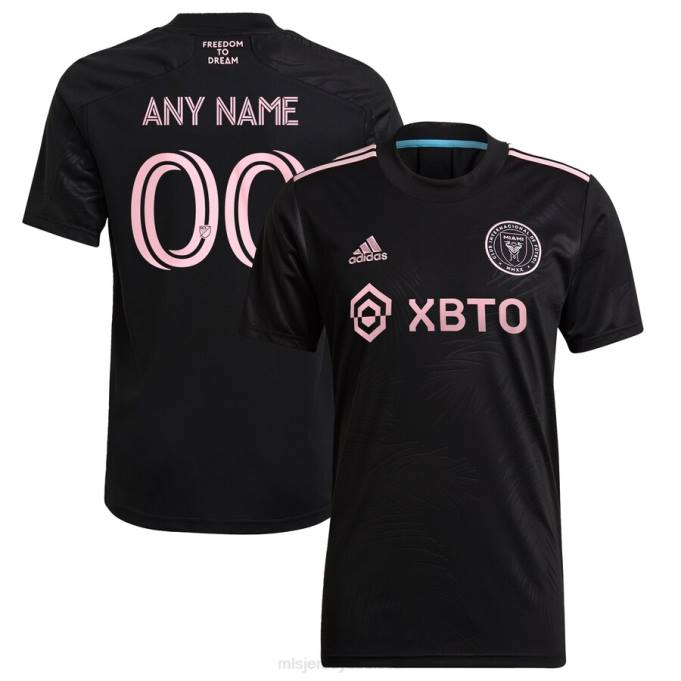 MLS Jerseys Hommes maillot personnalisé inter miami cf adidas noir 2021 la palma réplique XXTX440 Jersey