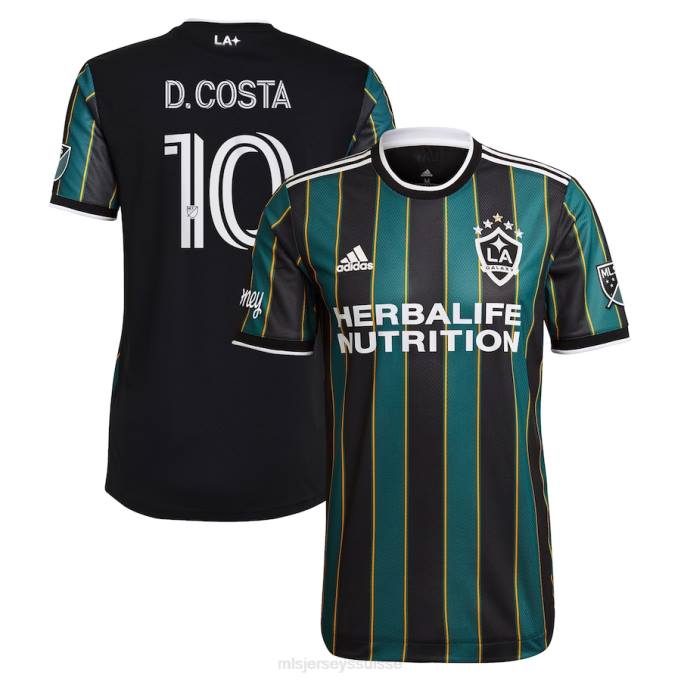 MLS Jerseys Hommes la galaxy douglas costa adidas noir 2021 le kit communautaire la galaxy maillot de joueur authentique XXTX805 Jersey